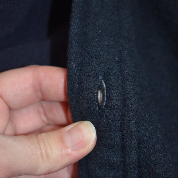 Brandy Melville Shacket Jacket Button Down Fleece Lined Wool Blend Heavyweight - Picture 16 of 16